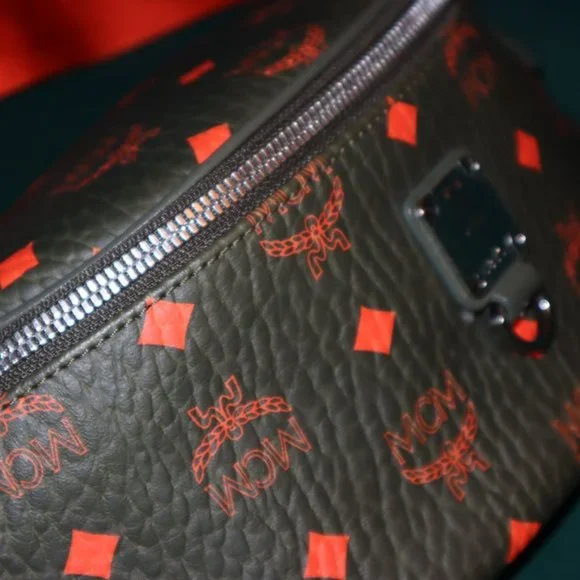 NEW MCM Skyoptic Visetos Small Fursten Belt Bag Diamond Cognac - Picture 2 of 10